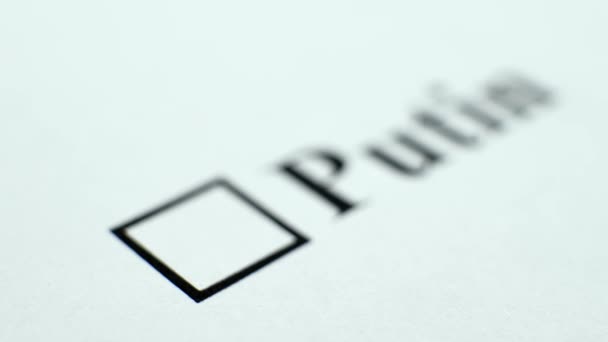 Concept d'élection en Russie 