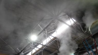 Şeker rafinerisi bitki üzerinde buhar