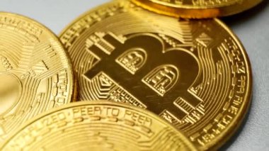 Altın Bitcoin Btc sikke döndürme