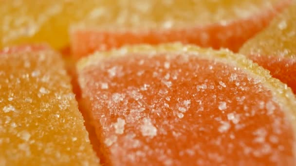 Τζιτζιφιές ζαχαρωμένα φρούτα ζελέ εναλλαγών — Αρχείο Βίντεο