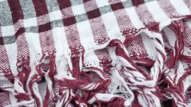 Beyaz kırmızı ve siyah ile doku örnekleri Tekstil