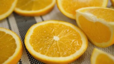 Half Fresh Orange Fruit