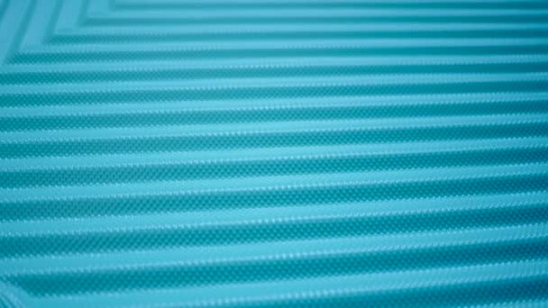 Turquoise lines abstract background — Stock video