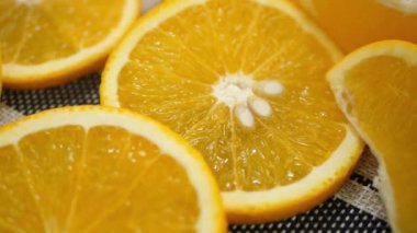 Slices and Pieces of Orange Fruit