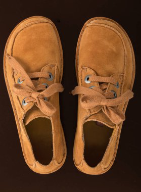 Moda şık chamois deri ayakkabı kadınlar, ayrı tutma için