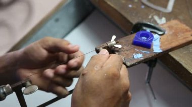 mum kalıp balmumu halka kesilmiş takı craftman kullanım jigsaw'ın