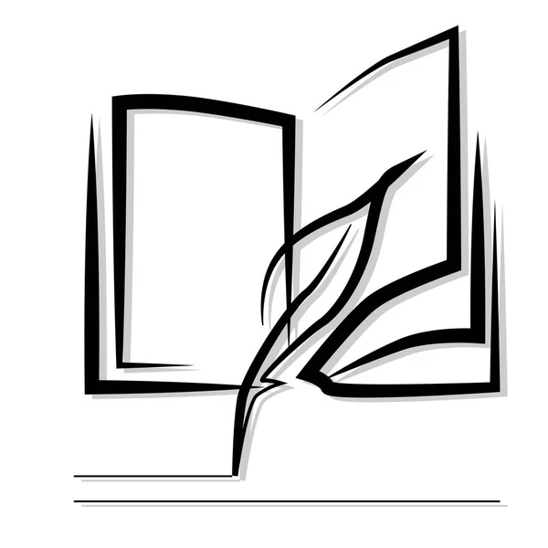 Book pen logo design (2108166)