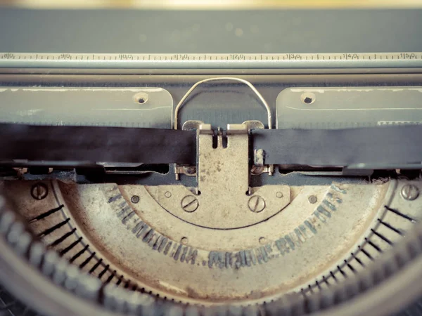 Close-up old typewriter. vintage retro styled. — Stock Photo, Image