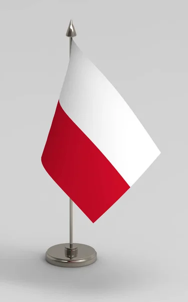 Polen flagga — Stockfoto