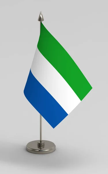 Serra Leoa Bandeira — Fotografia de Stock