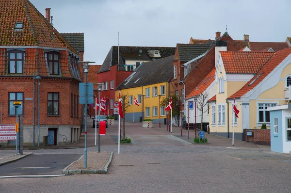 Stadt hartnäckig in falster in dänemark — Stockfoto