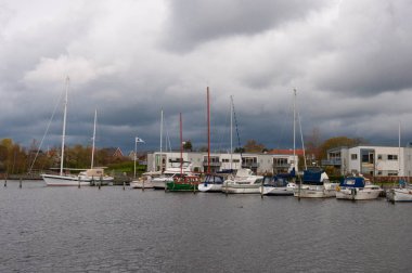 Danimarka limanında Sakskobing