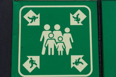 Tahliye buluşma noktası işareti