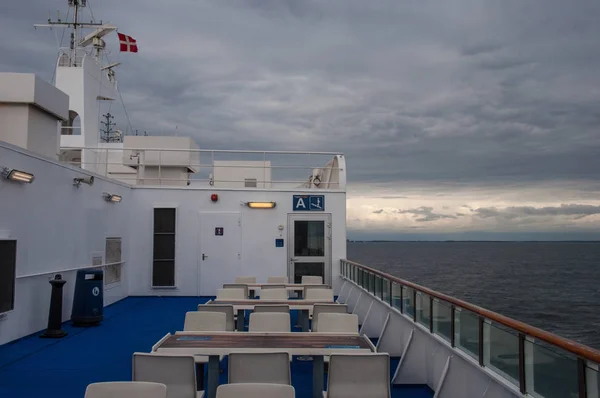 Palubě dánský Ferry — Stock fotografie