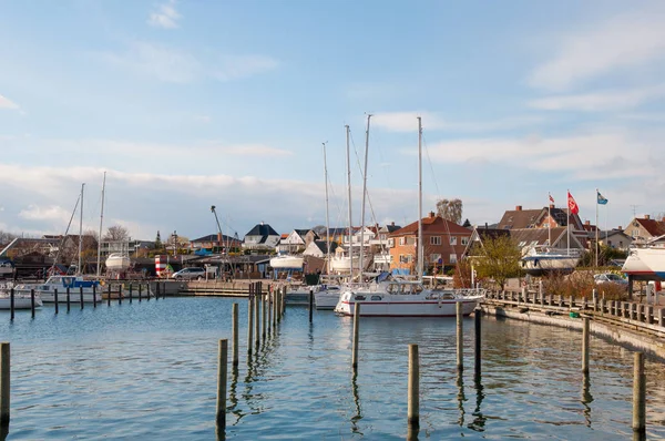 Hafen von Rodvig in Dänemark — Stockfoto