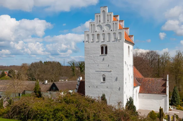 Udby kerk in Denemarken — Stockfoto