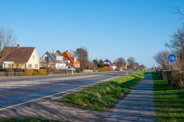 Danimarka yol içinde şehir, Neder Vindinge Vordingborg yakınındaki