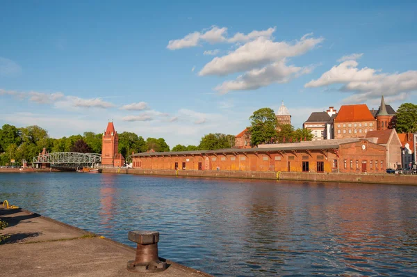 The old harbor in Lubeck Germany — Stock Photo, Image