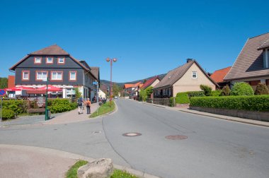 Schierke, Almanya - 27 Mayıs. 2017. şehir Schierke Almanya