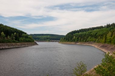 Almanya'da Okerstausee rezervuar