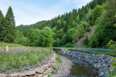 Innerste Nehri Almanya Harz dağlarında