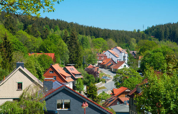 Town of Schierke in Germany