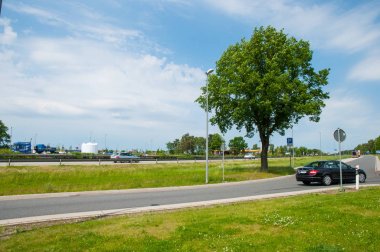 Brunautal, Almanya - 28 Mayıs 2017. Alman Otoban A7