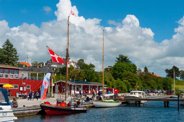 Vordingborg, Danimarca - giugno 2017. Giorno festivo nella Marina di Vordingborg — Foto Stock