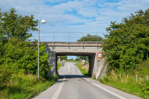 Dánská železniční most — Stock fotografie