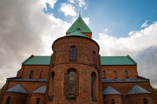 Sct. Bendts templom, a város a Ringsted, Dánia — Stock Fotó