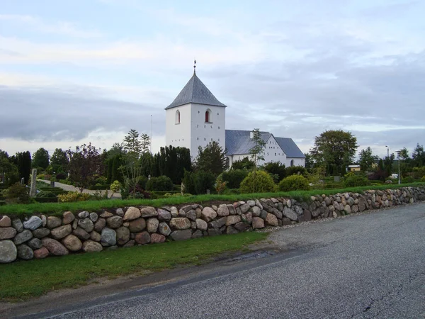 Iglesia Ajstrup en denmark —  Fotos de Stock