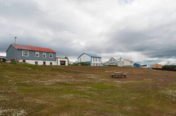 İzlanda'daki Hrisey Köyü
