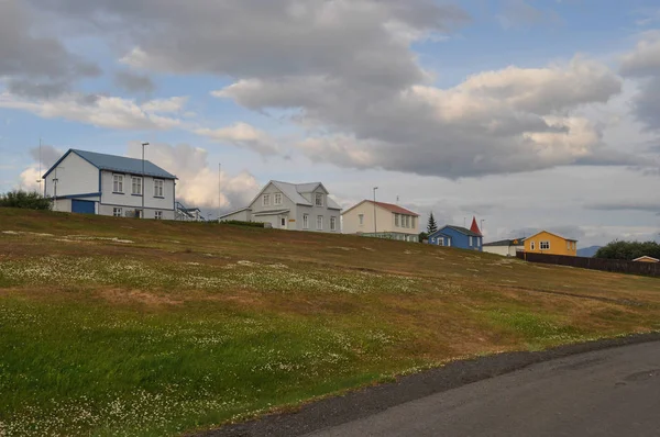 Pueblo de Hrisey en Islandia — Foto de Stock