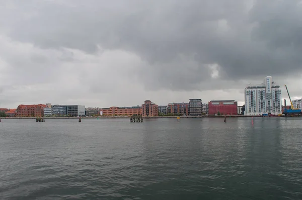 Islands brygge pier in Kopenhagen Denemarken — Stockfoto