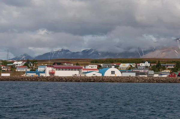 North Iceland'deki / daki Hrisey Köyü — Stok fotoğraf