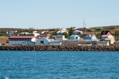 İzlanda'daki Hrisey kasaba