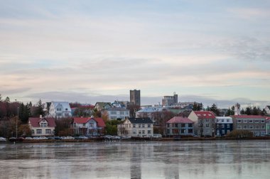 İzlanda'daki Reykjavik şehir
