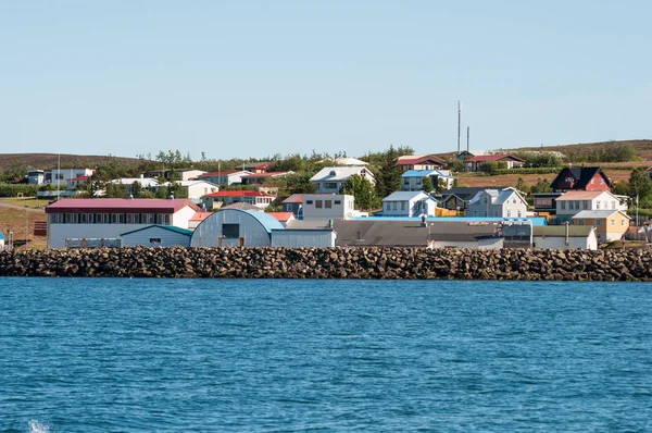 Staden av Hrisey i Island — Stockfoto