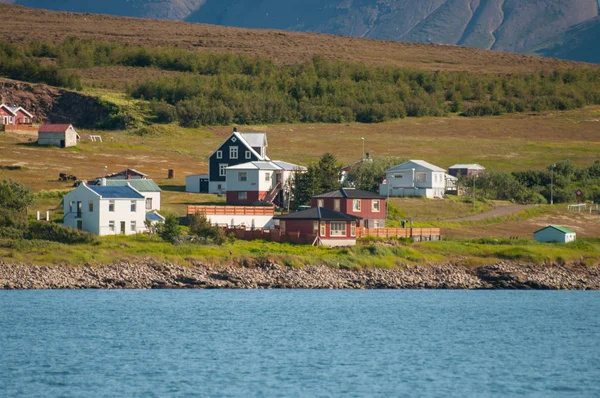 Isola di Hrisey in Islanda — Foto Stock