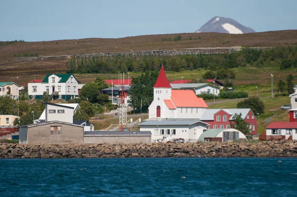 Village de Hrisey en Islande — Photo