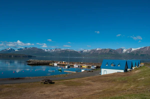 İzlanda'daki Hrisey Adası 