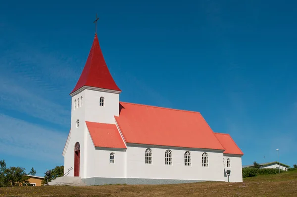 Church of Hrisey in Iceland — Stock Photo, Image