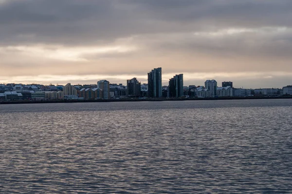 Skyline von Reykjavik in Island — Stockfoto