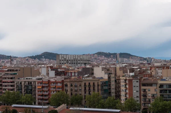 Centrum města Barcelona ve Španělsku — Stock fotografie