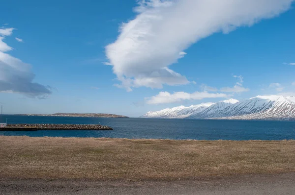 冰岛北部的 eyjafjordur — 图库照片