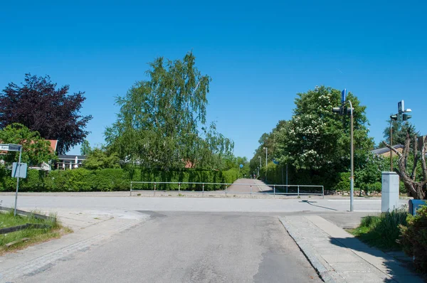 Kreuzung in Allerod in Dänemark — Stockfoto