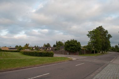 Herlev Şehir Kopenhag Danimarka varoşlarda 