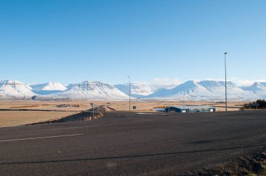 North Iceland'deki / daki Skagafjordur