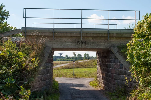 Eski kasaba Naestved Danimarka Bridge'de