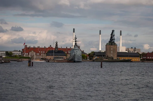 Holmen, vojenský přístav v Kodani — Stock fotografie